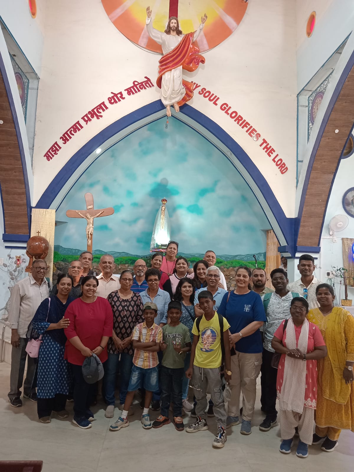 O. L. P. S. Chembur Devotees Visited the Shrine of Our Lady of Fatima, Karjat on 18-02-2025